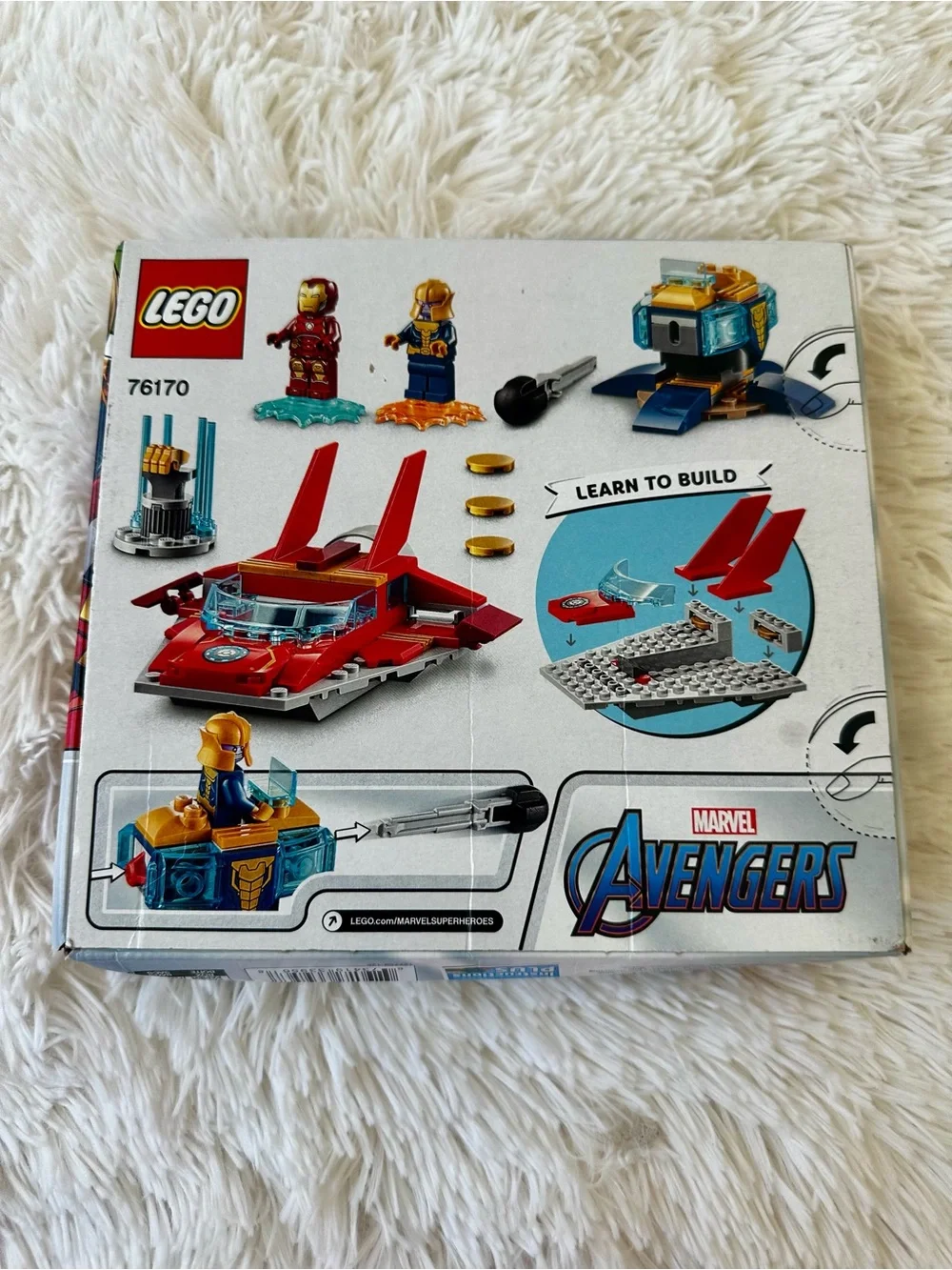 LEGO Marvel Avengers Iron Man vs Thanos 76170 New Sealed 103 Piece Building Set